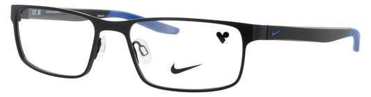 NIKE 8131 N Frame SATIN BLACK / BLUE Lens DEMO