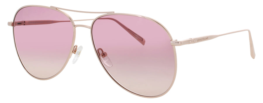 LONGCHAMP LO139S-N Frame ROSE GOLD Lens GRADIENT PINK