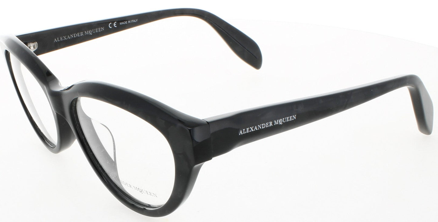 ALEXANDER MCQUEEN AM0045OA Frame GREY GREY Lens DEMO