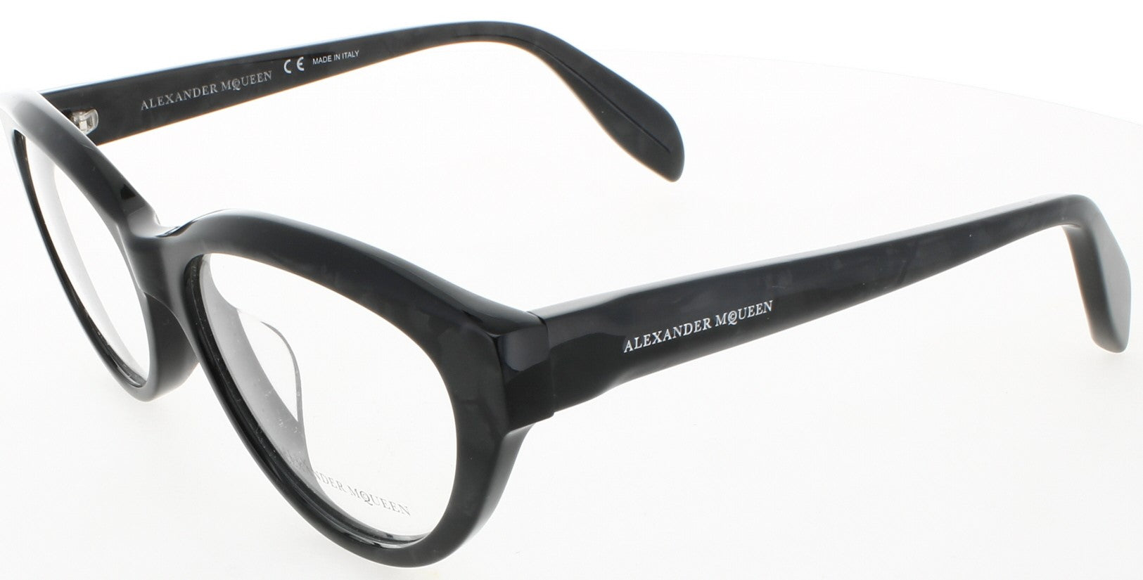 ALEXANDER MCQUEEN AM0045OA Frame GREY GREY Lens DEMO