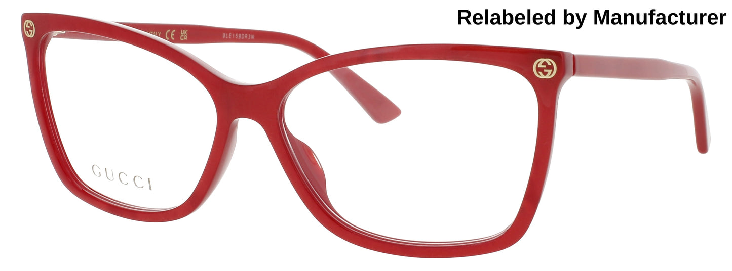 GUCCI GG0025O Frame RED Lens DEMO