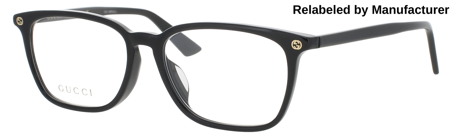 GUCCI GG0156OA Frame BLACK Lens DEMO