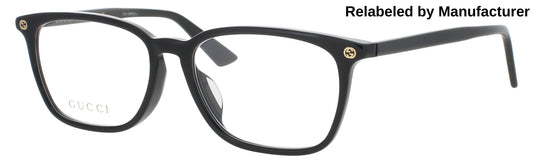 GUCCI GG0156OA Frame BLACK Lens DEMO