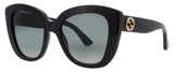 GUCCI GG0327S Frame BLACK/GOLD Lens GREY