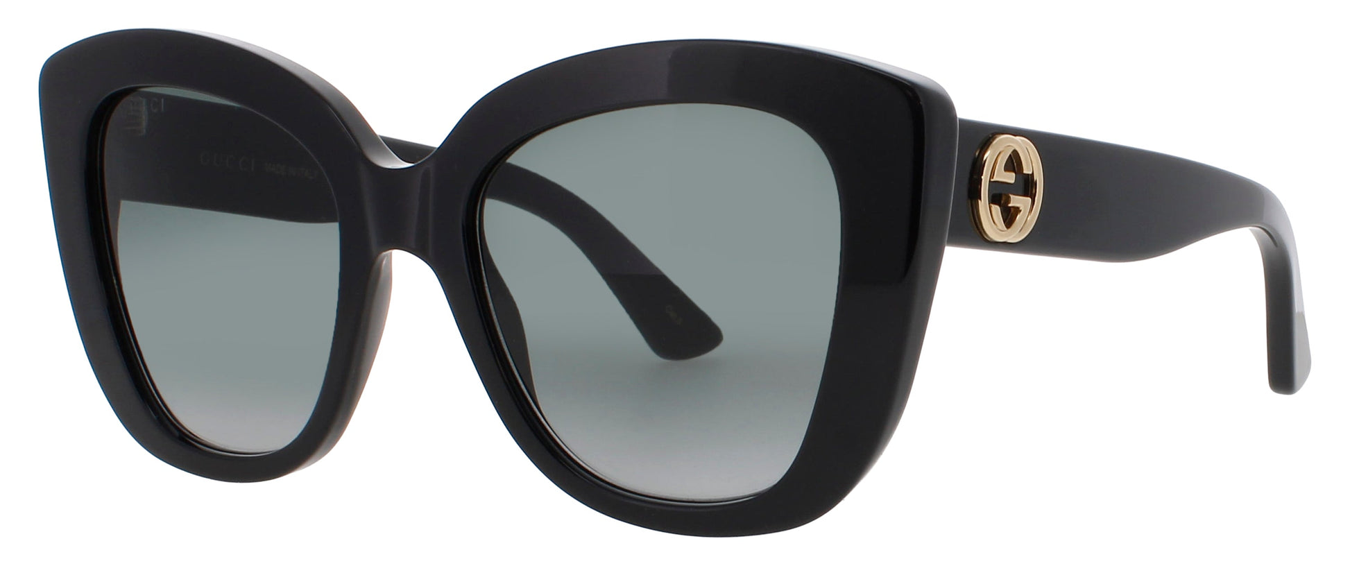 GUCCI GG0327S Frame BLACK/GOLD Lens GREY