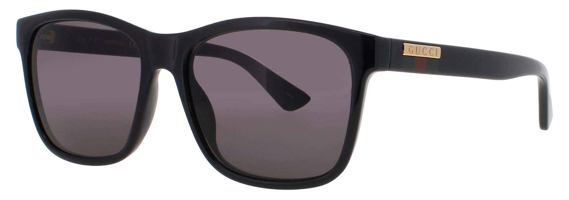 GUCCI GG0746S Frame BLACK/GOLD Lens GREY