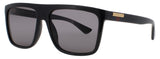 GUCCI GG0748S Frame BLACK/GOLD Lens GREY
