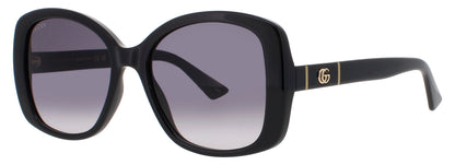 GUCCI GG0762S Frame BLACK/GOLD Lens GREY
