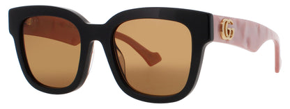 GUCCI GG0998S Frame BLACK/PINK/GOLD Lens BROWN