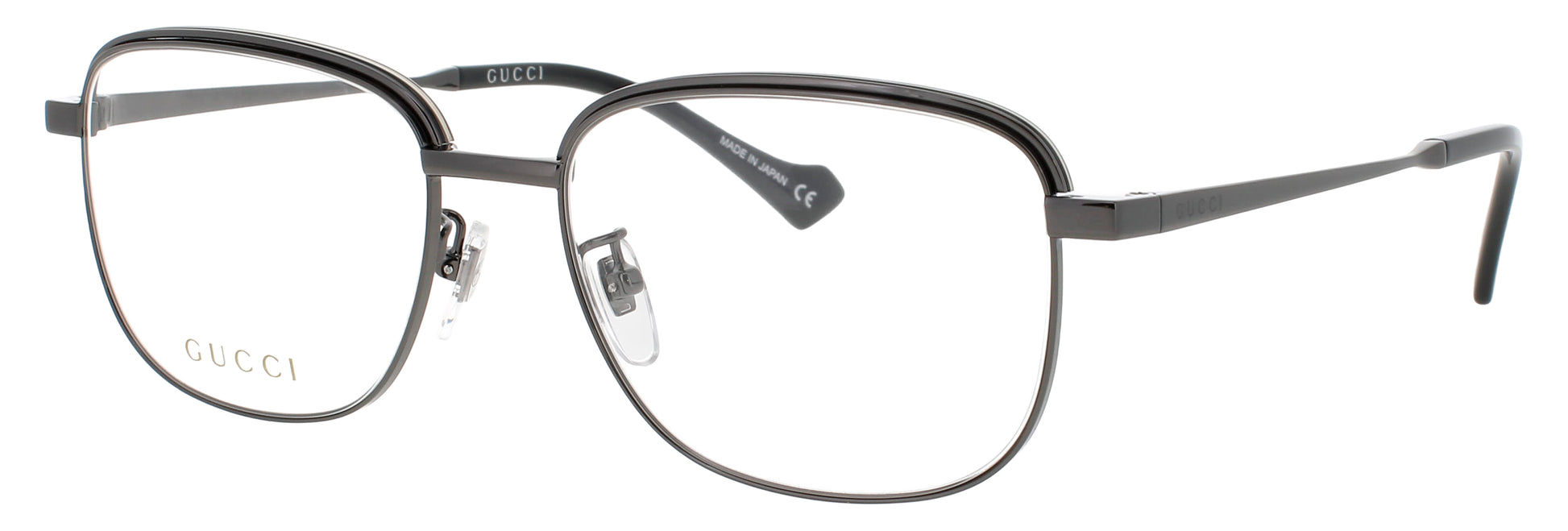 GUCCI GG1102O Frame RUTHENIUM Lens DEMO