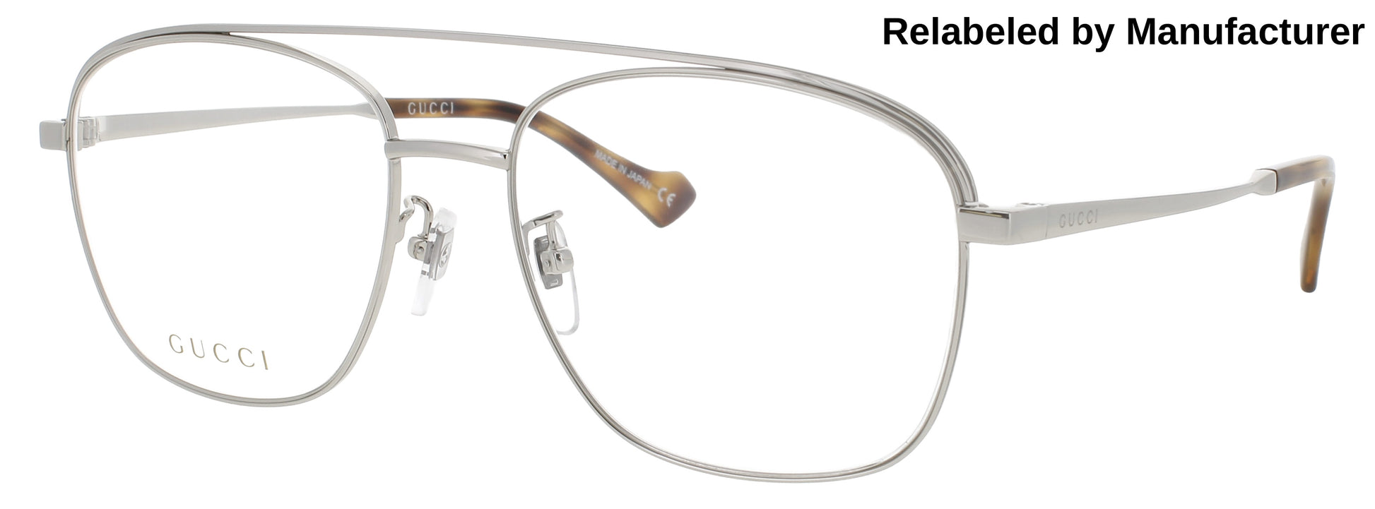 GUCCI GG1103O Frame SILVER Lens DEMO