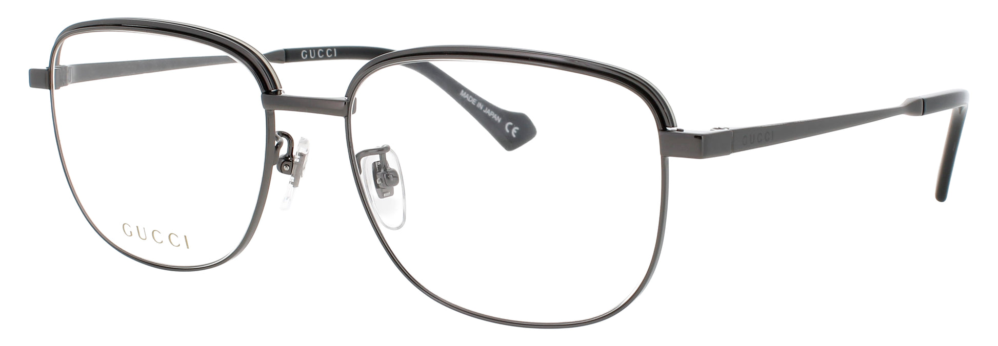 GUCCI GG1102O Frame RUTHENIUM Lens DEMO
