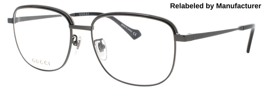 GUCCI GG1102O Frame RUTHENIUM Lens DEMO