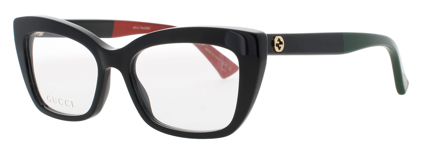 GUCCI GG0165ON Frame BLACK/GREEN/RED Lens DEMO