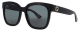 GUCCI GG0034SN Frame BLACK/GOLD Lens GREY