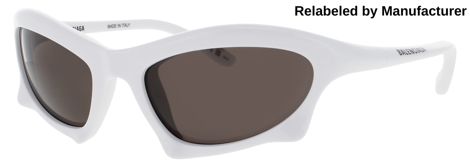 BALENCIAGA BB0229S Frame WHITE Lens SMOKE
