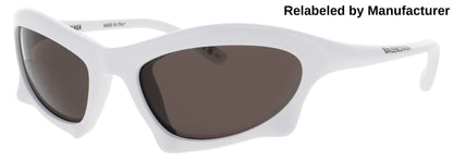 BALENCIAGA BB0229S Frame WHITE Lens SMOKE