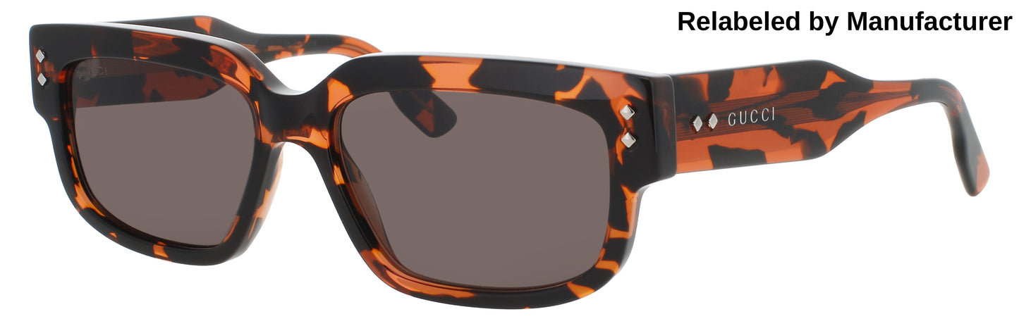 GUCCI GG1218S Frame HAVANA Lens SMOKE