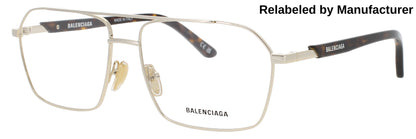 BALENCIAGA BB0248O Frame HAVANA/GOLD Lens DEMO