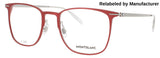 MONTBLANC MB0232O Frame RED/SILVER Lens DEMO