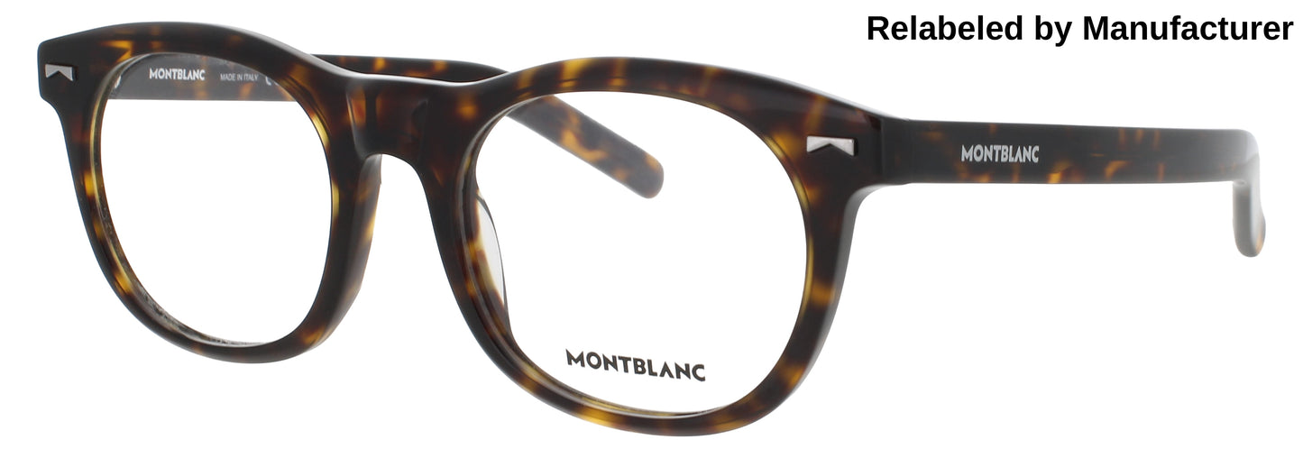 MONTBLANC MB0229O Frame HAVANA Lens DEMO