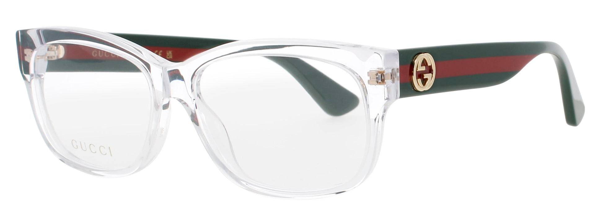GUCCI GG0278O Frame TRANSPARENT/GREEN/RED Lens DEMO