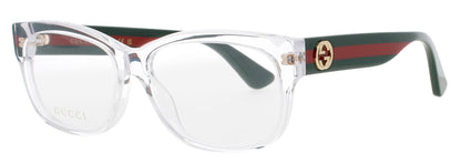 GUCCI GG0278O Frame TRANSPARENT/GREEN/RED Lens DEMO
