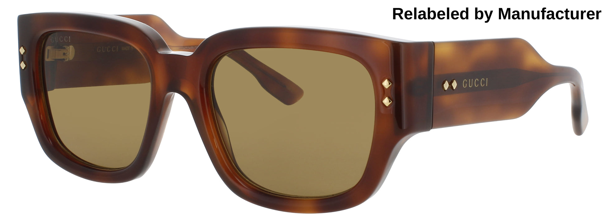 GUCCI GG1261S Frame HAVANA Lens BROWN TINT