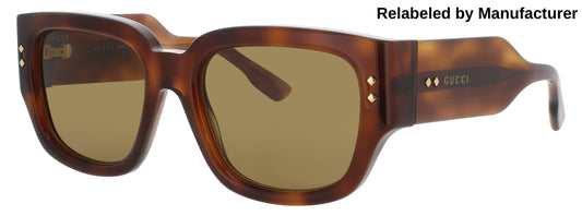 GUCCI GG1261S Frame HAVANA Lens BROWN TINT