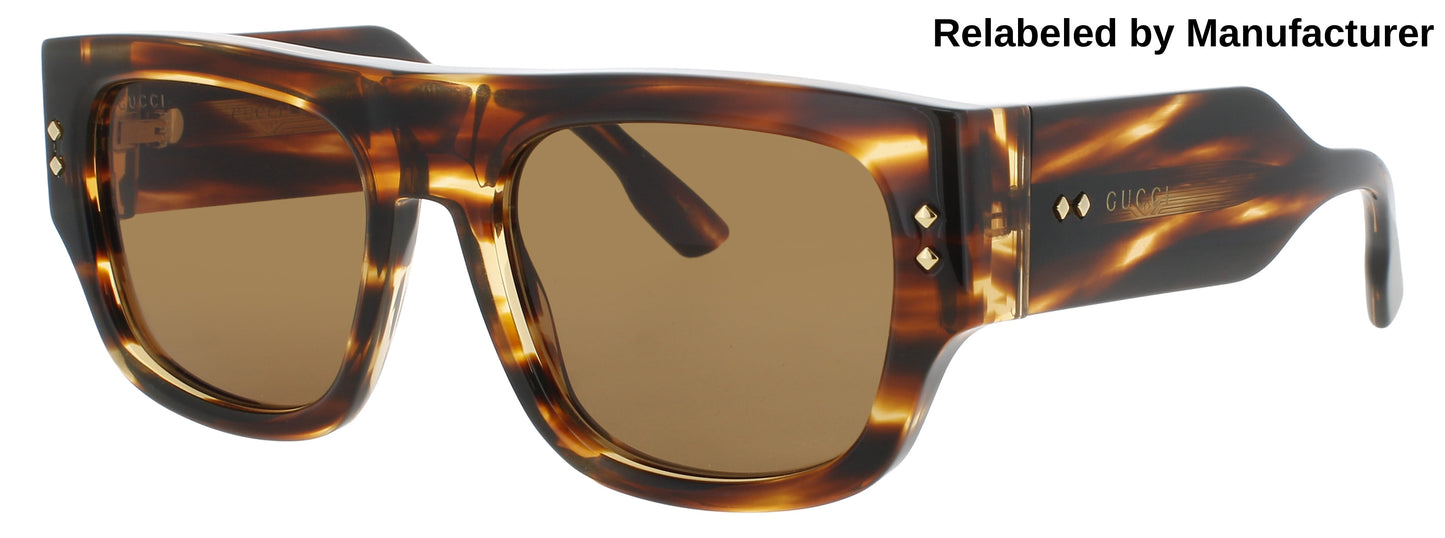 GUCCI GG1262S Frame HAVANA Lens BROWN TINT