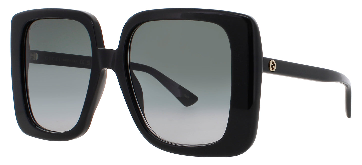 GUCCI GG1314S Frame BLACK/GOLD Lens GREY