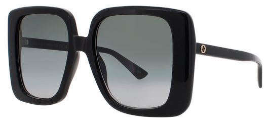 GUCCI GG1314S Frame BLACK/GOLD Lens GREY