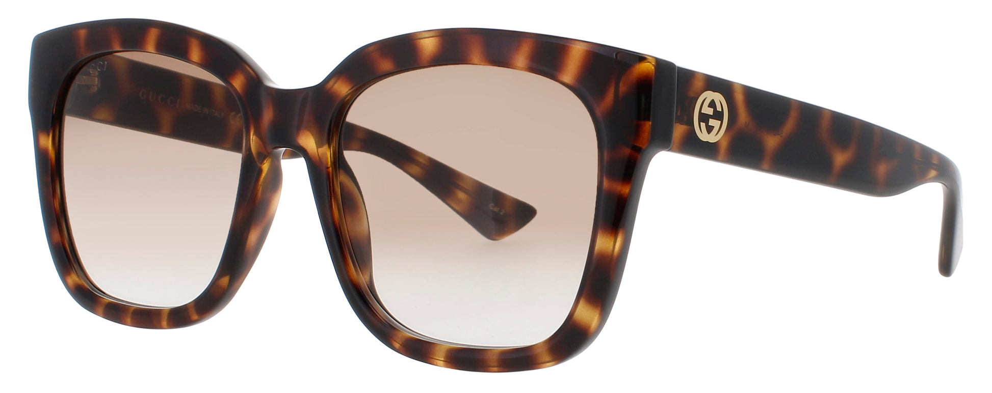 GUCCI GG1338S Frame BLACK/GOLD Lens GREY
