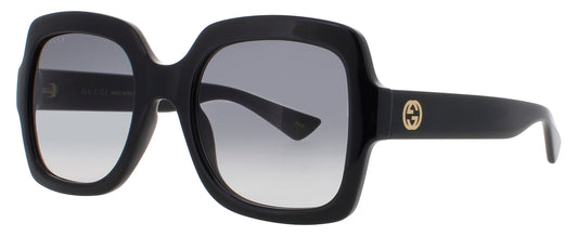 GUCCI GG1337S Frame BLACK/GOLD Lens GRADIENT GREY