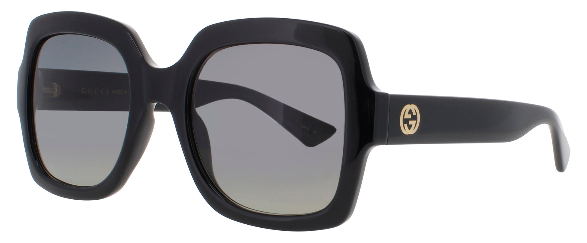 GUCCI GG1337S Frame BLACK/GOLD Lens GREY