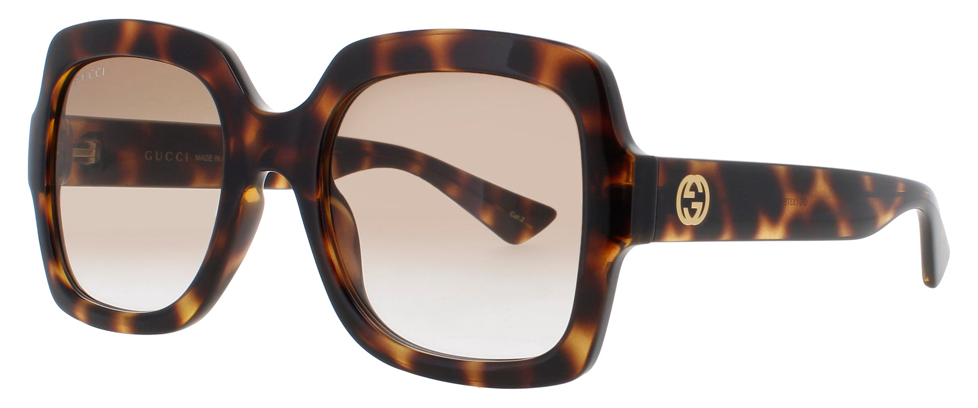 GUCCI GG1337S Frame HAVANA Lens BROWN