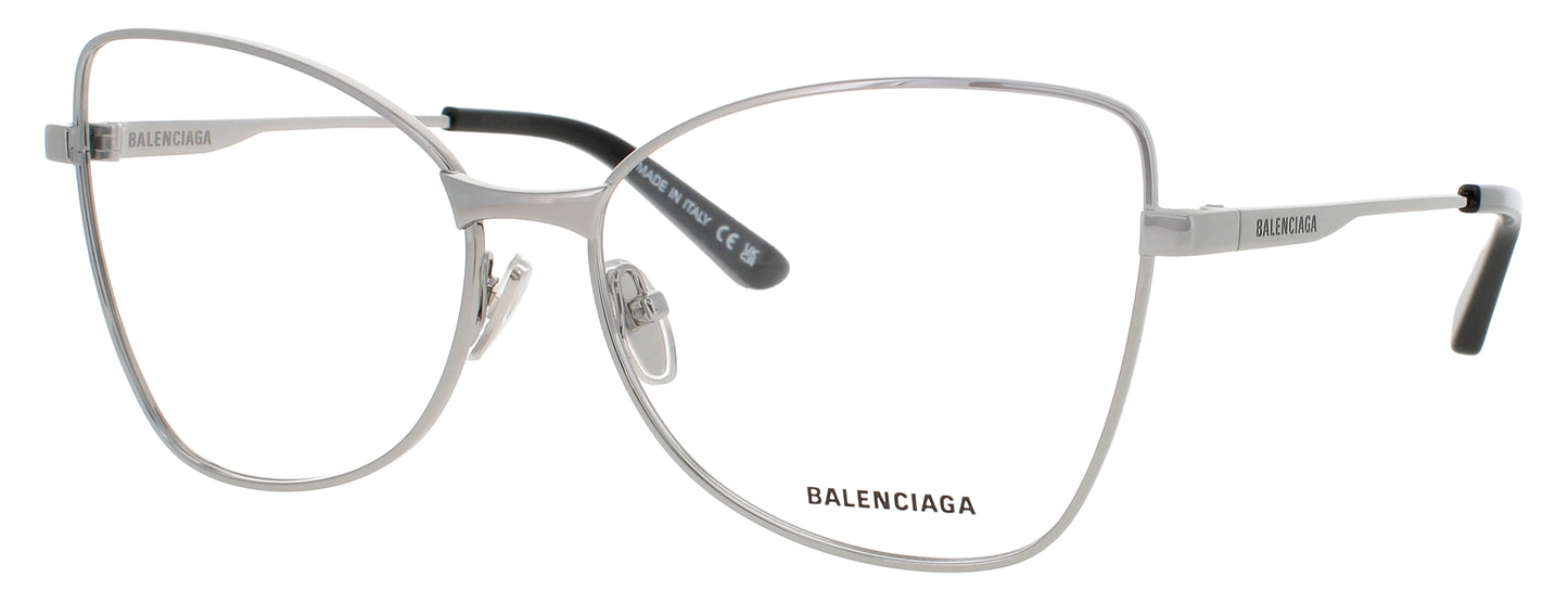 BALENCIAGA BB0282O Frame RUTHENIUM Lens DEMO
