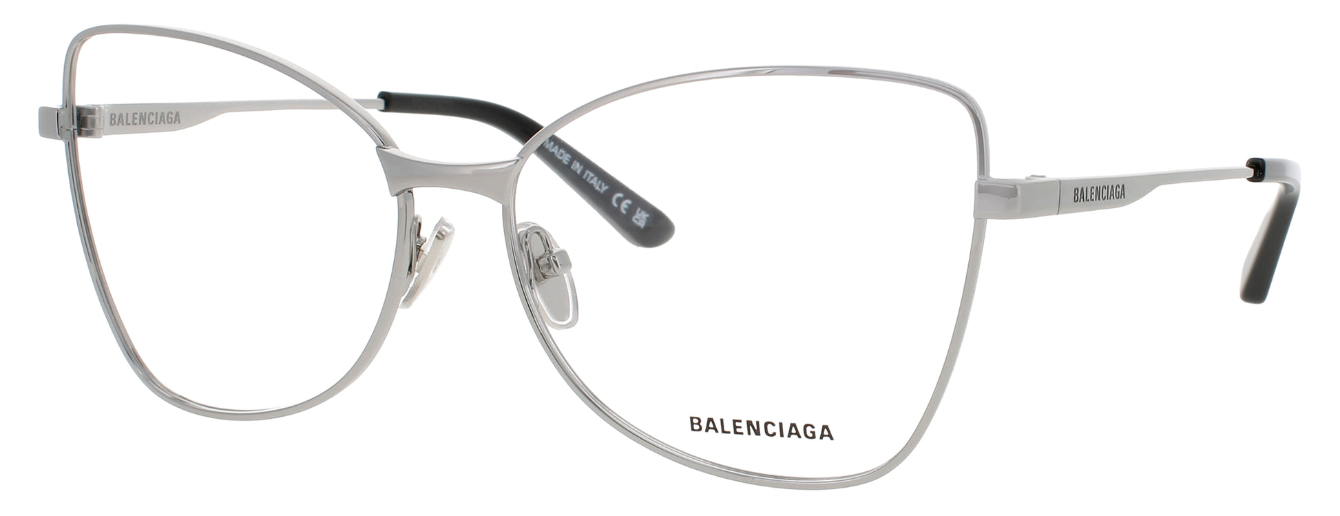 BALENCIAGA BB0282O Frame RUTHENIUM Lens DEMO