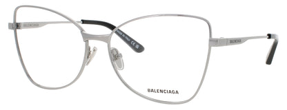 BALENCIAGA BB0282O Frame RUTHENIUM Lens DEMO