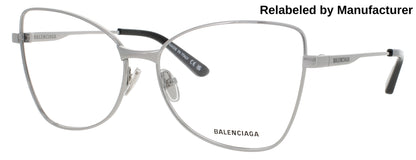 BALENCIAGA BB0282O Frame RUTHENIUM Lens DEMO