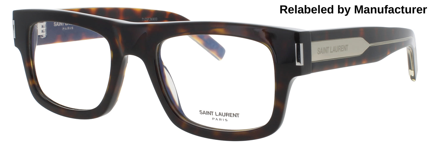 SAINT LAURENT SL-574 Frame HAVANA CRYSTAL Lens DEMO