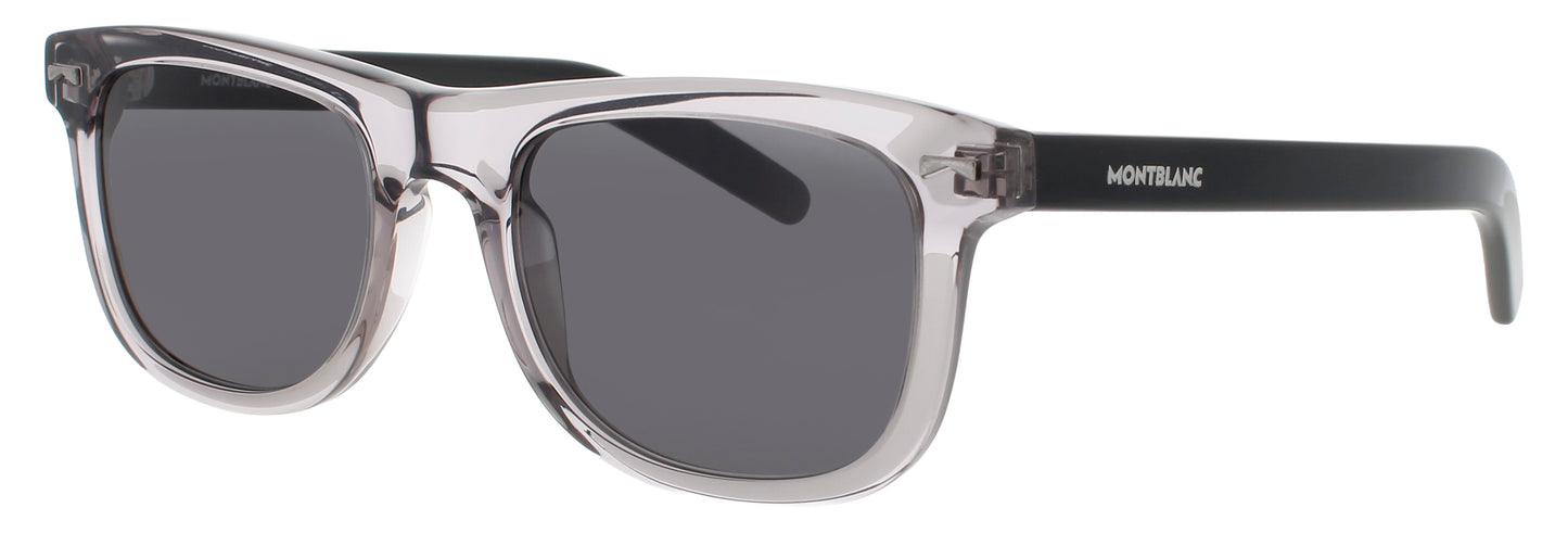 MONTBLANC MB0260S Frame GREY/BLACK Lens SMOKE