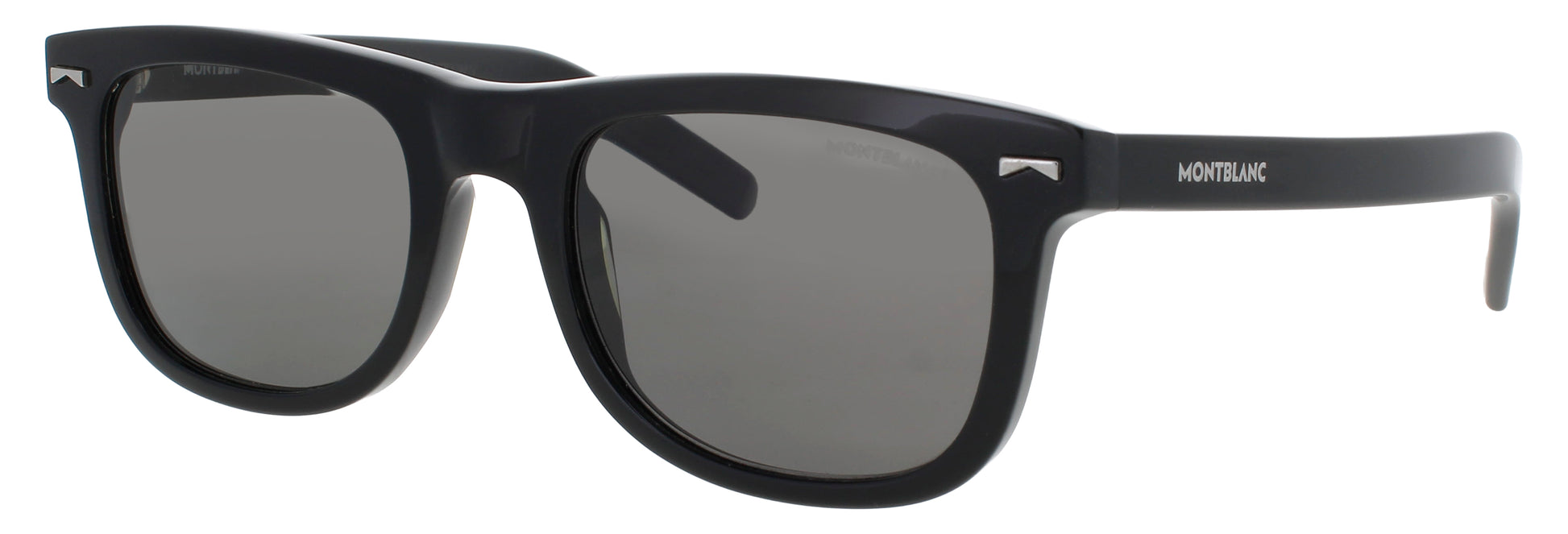 MONTBLANC MB0260S Frame BLACK Lens SMOKE POLARIZED
