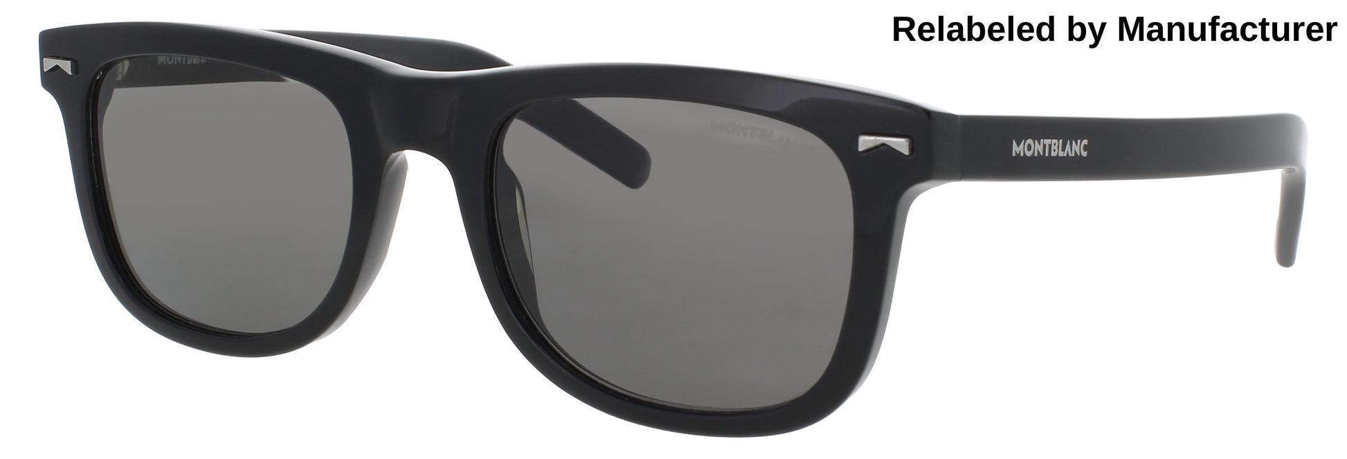 MONTBLANC MB0260S Frame BLACK Lens SMOKE POLARIZED