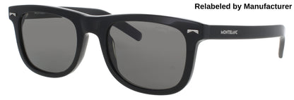 MONTBLANC MB0260S Frame BLACK Lens SMOKE POLARIZED