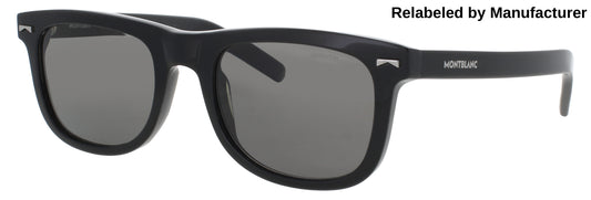 MONTBLANC MB0260S Frame BLACK Lens SMOKE POLARIZED