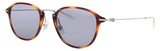 MONTBLANC MB0155S Frame HAVANA/SILVER Lens SMOKE