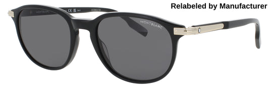 MONTBLANC MB0276S Frame BLACK Lens SMOKE
