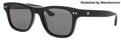 MONTBLANC MB0254S Frame BLACK Lens SMOKE POLARIZED