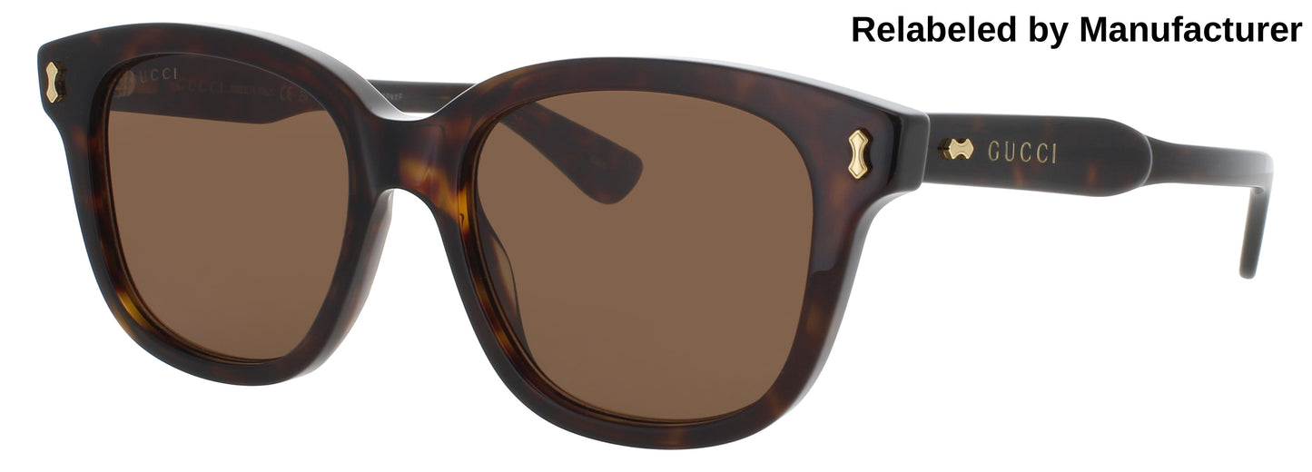 GUCCI GG1264S Frame HAVANA Lens BROWN TINT